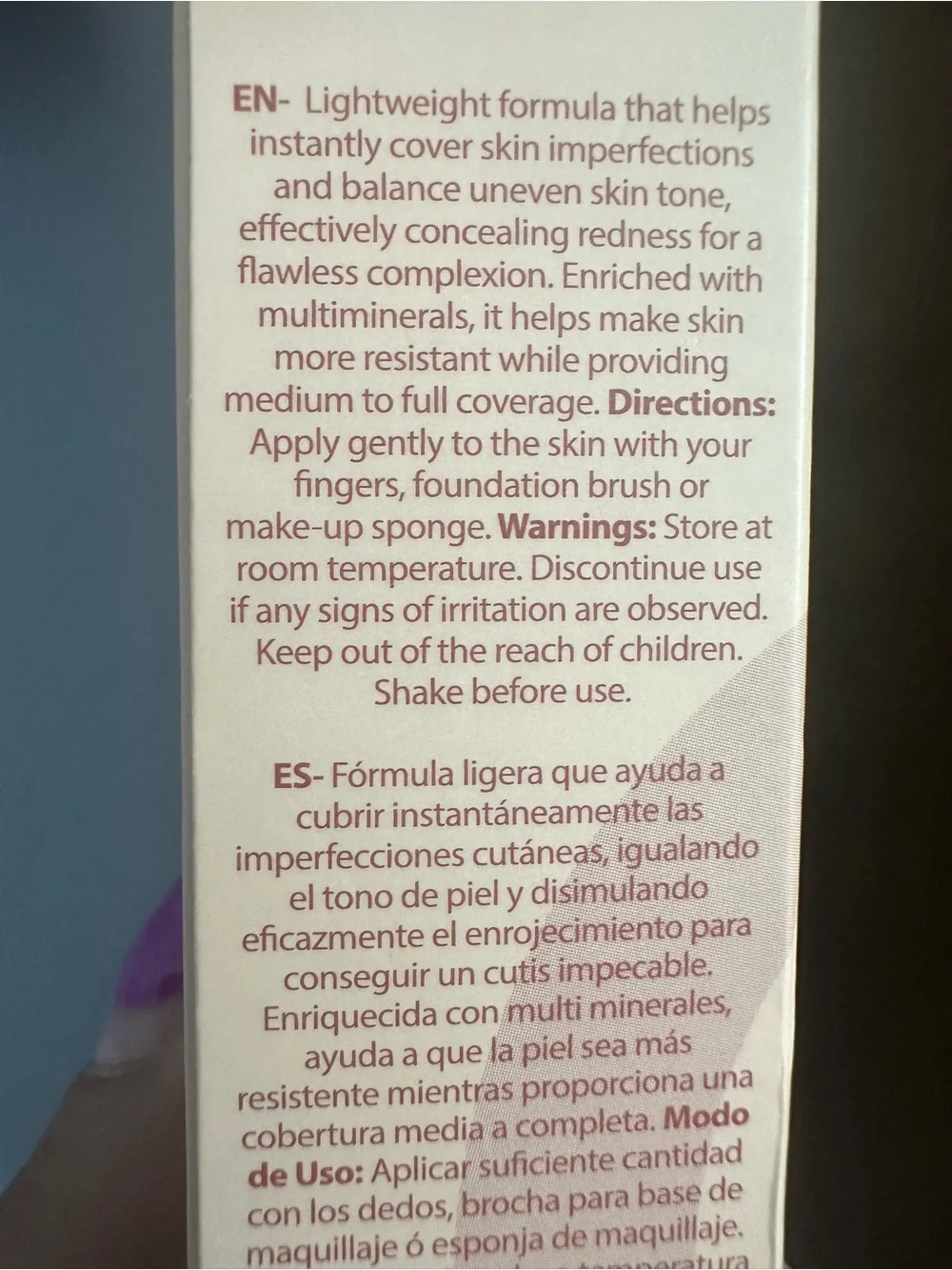Farmasi CC Color Correcting Cream - Peach Tone